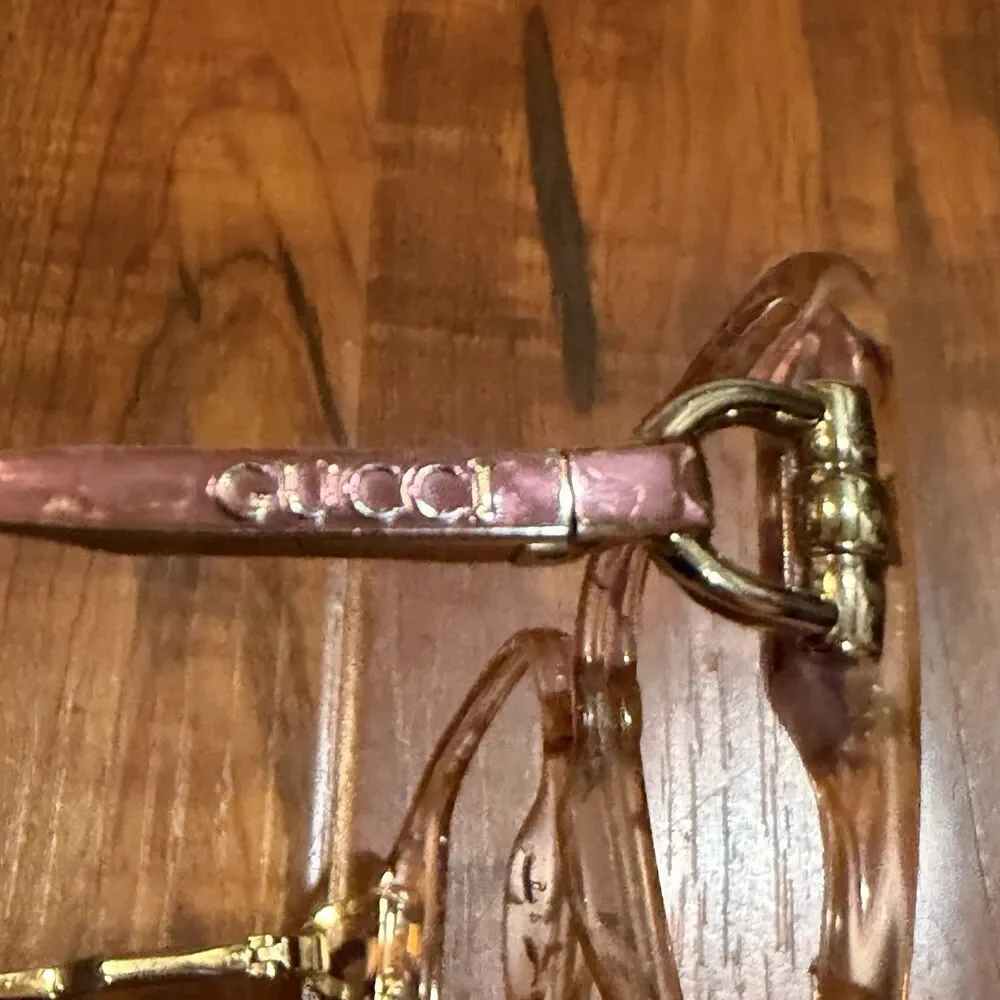 Vintage Gucci GG2188 B16 Clear Acetate with Multicolor Pigment Eyeglass Frames